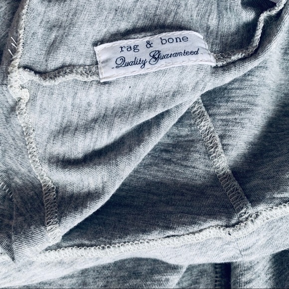 rag & bone New York Tee t-shirt Gray shirt top - Picture 6 of 7
